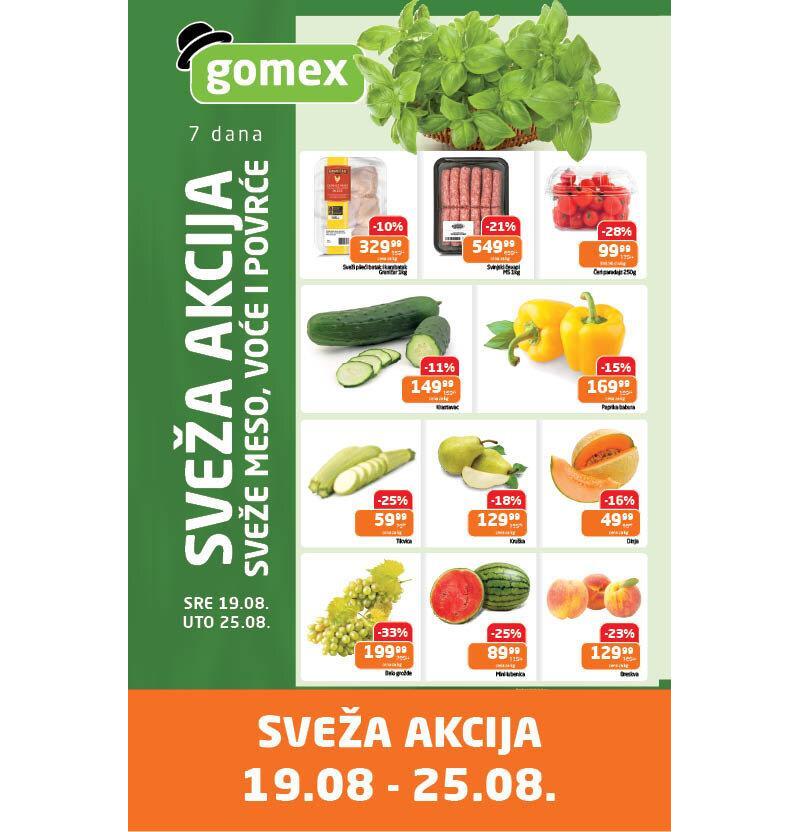 Gomex katalog akcija Nedeljna top ponuda