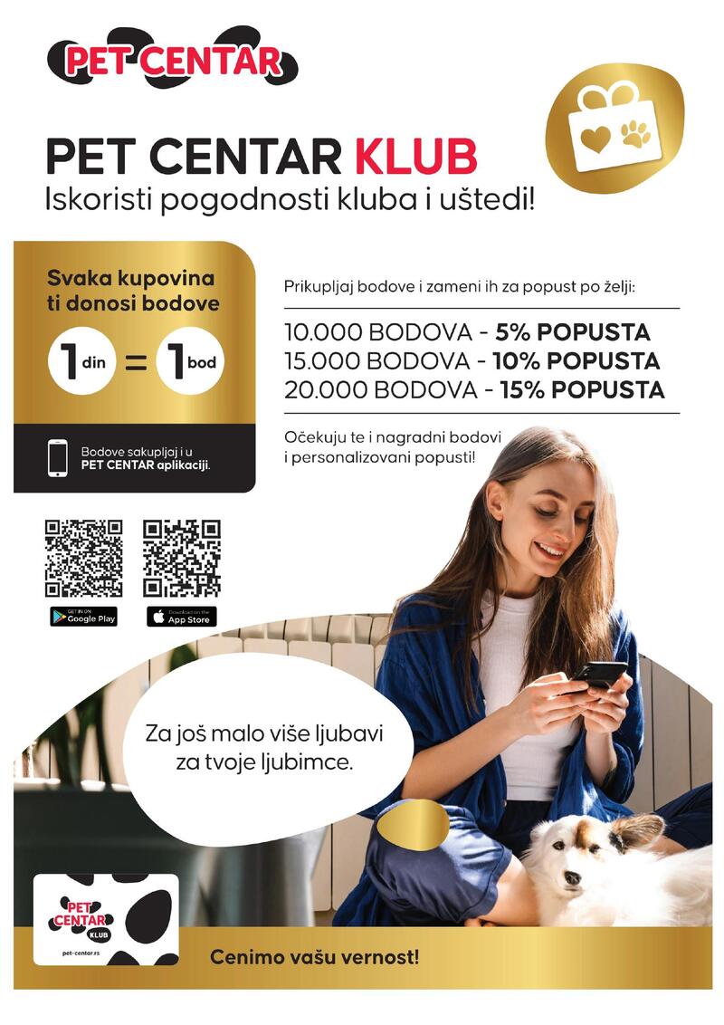 Pet centar akcijski katalog