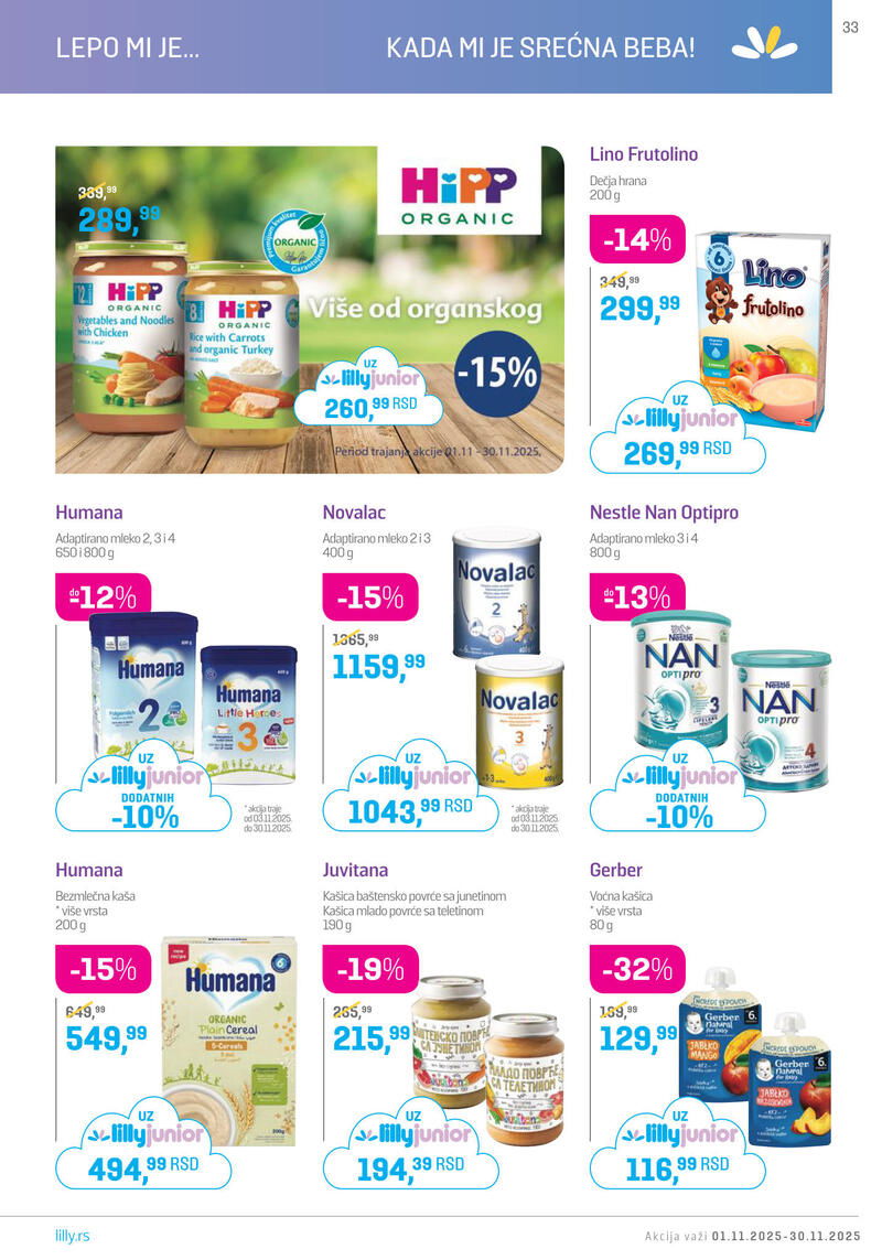 Lilly Drogerie katalog akcija