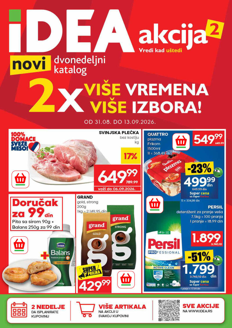 Idea katalog akcija Dvonedeljni katalog