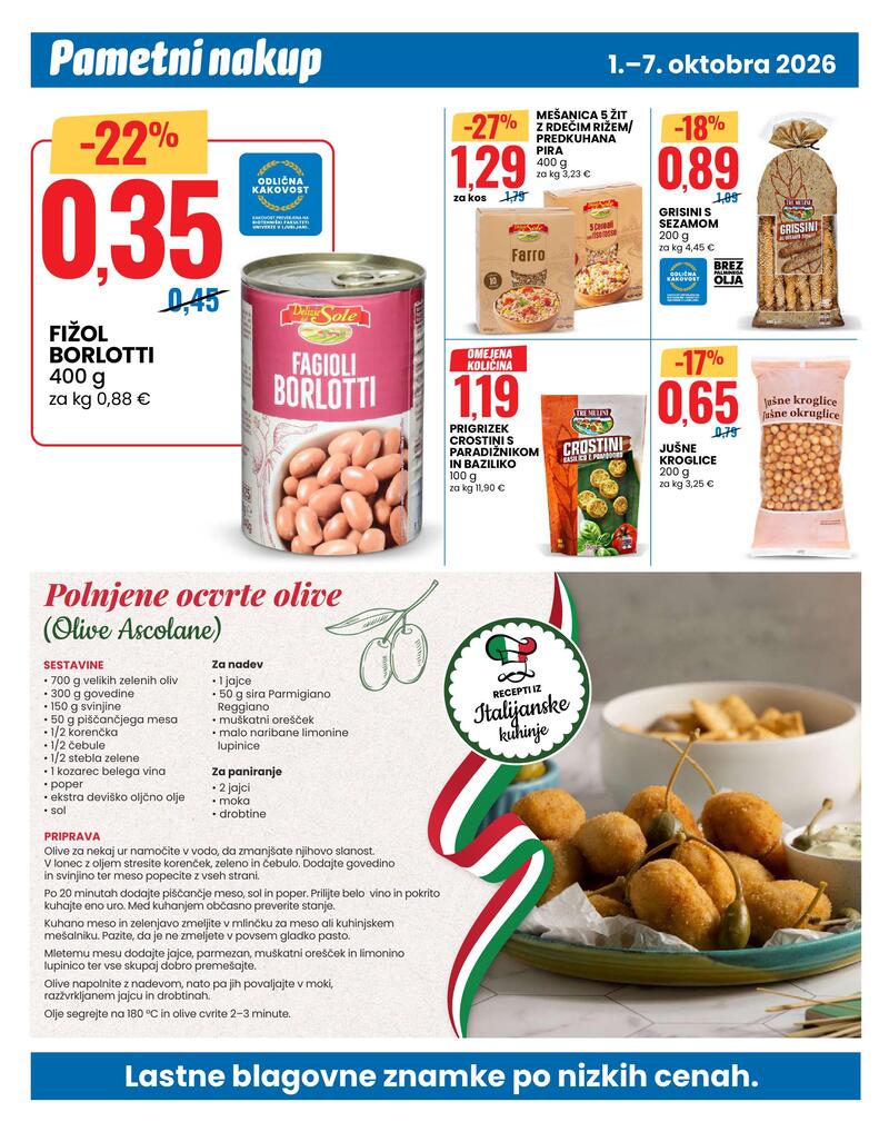 Eurospin katalog - Tedenska akcija