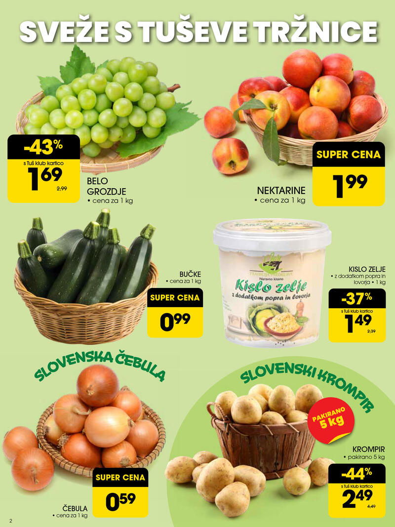 Tuš redni katalog