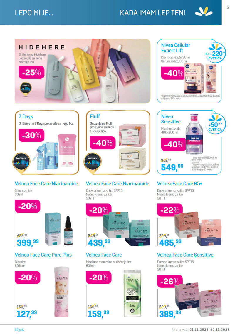 Lilly Drogerie katalog akcija