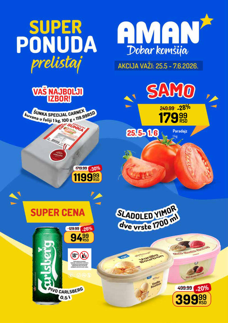 Aman katalog akcija Aman katalog hrana