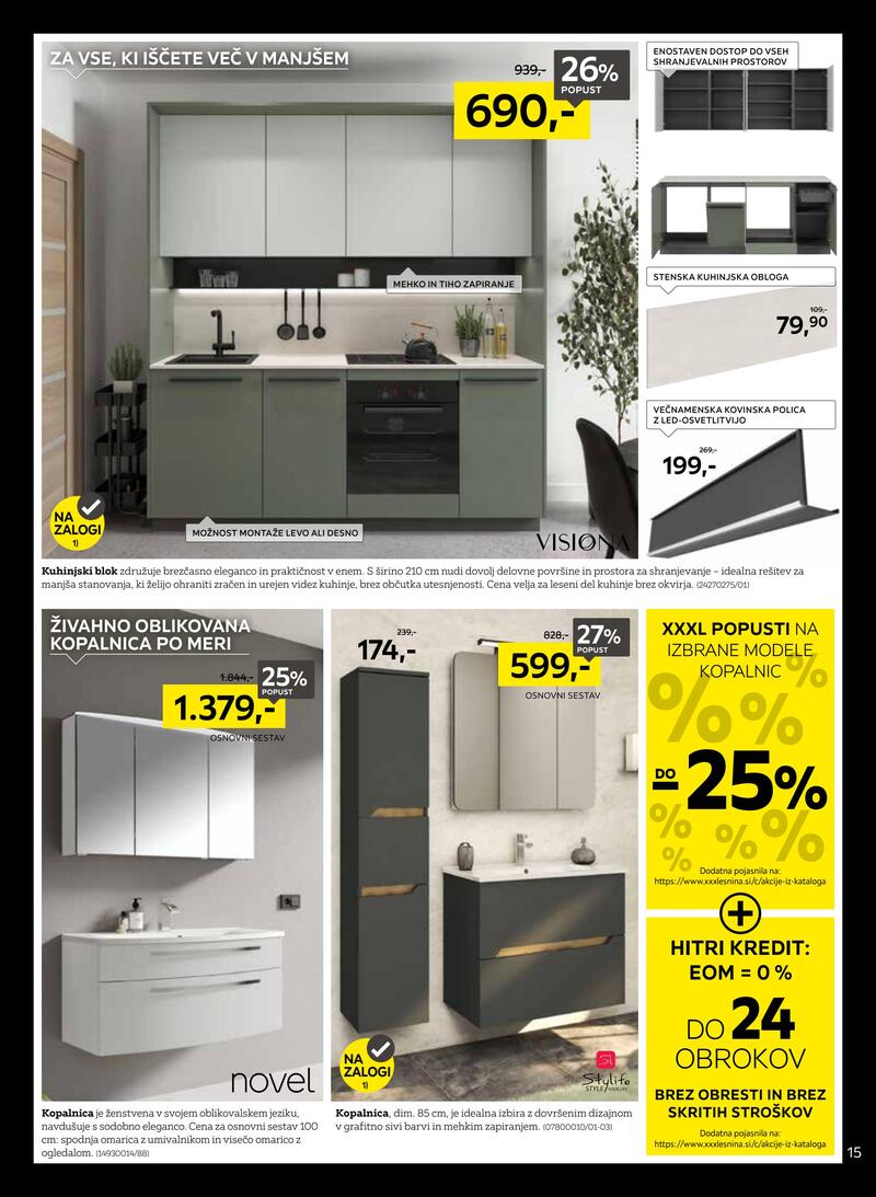 Lesnina XXXL redni katalog