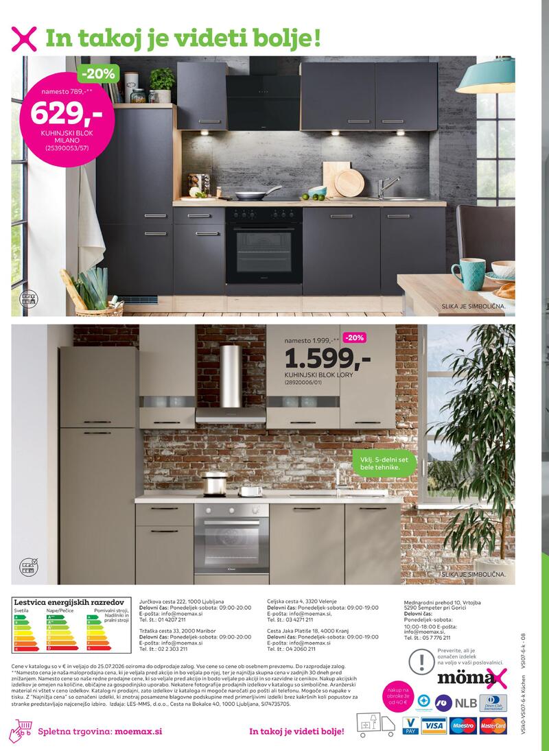 Mömax kuhinje katalog
