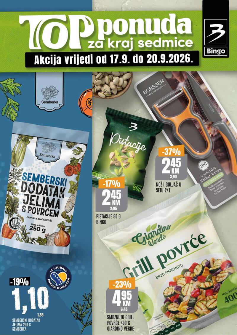 Bingo katalog akcija Top ponuda za kraj sedmice