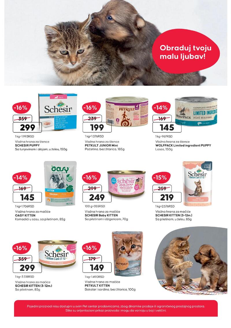 Pet centar akcijski katalog