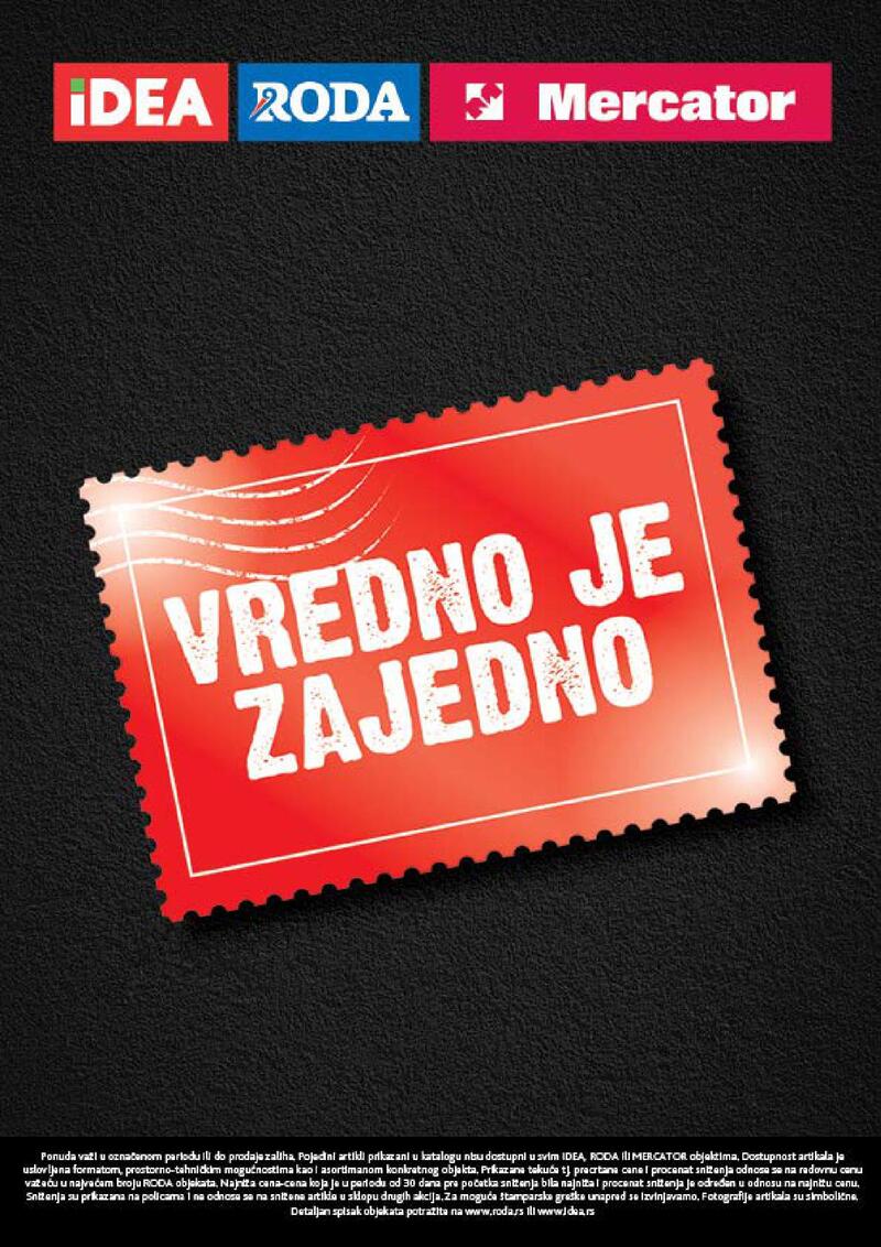 Roda katalog vredno je zajedno