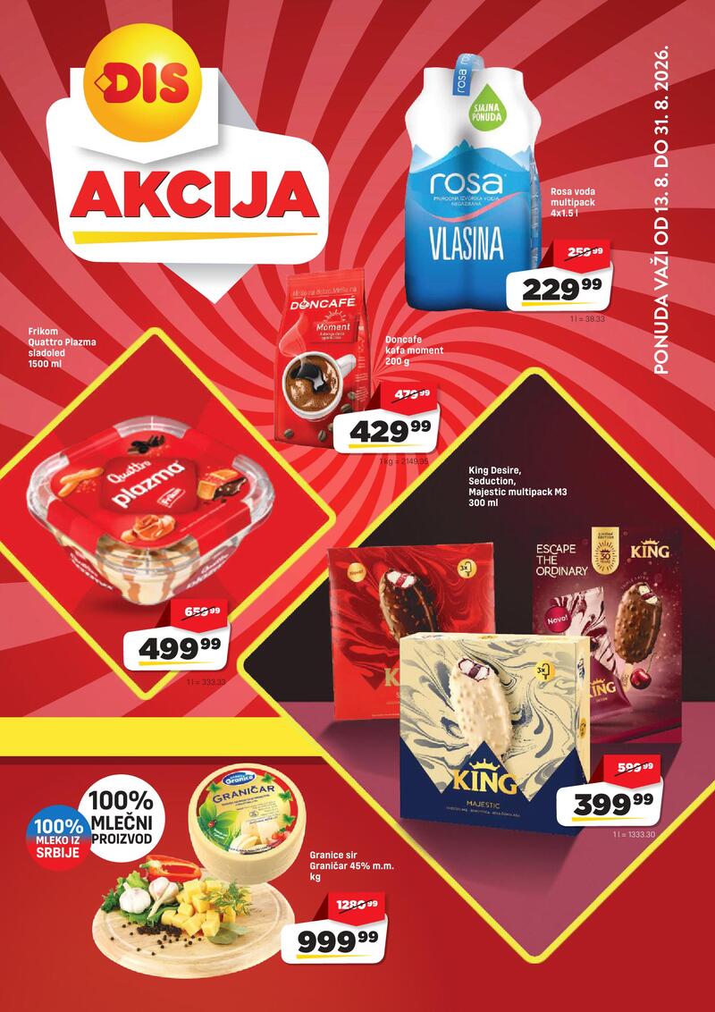 DIS Market katalog akcija DIS katalog hrana