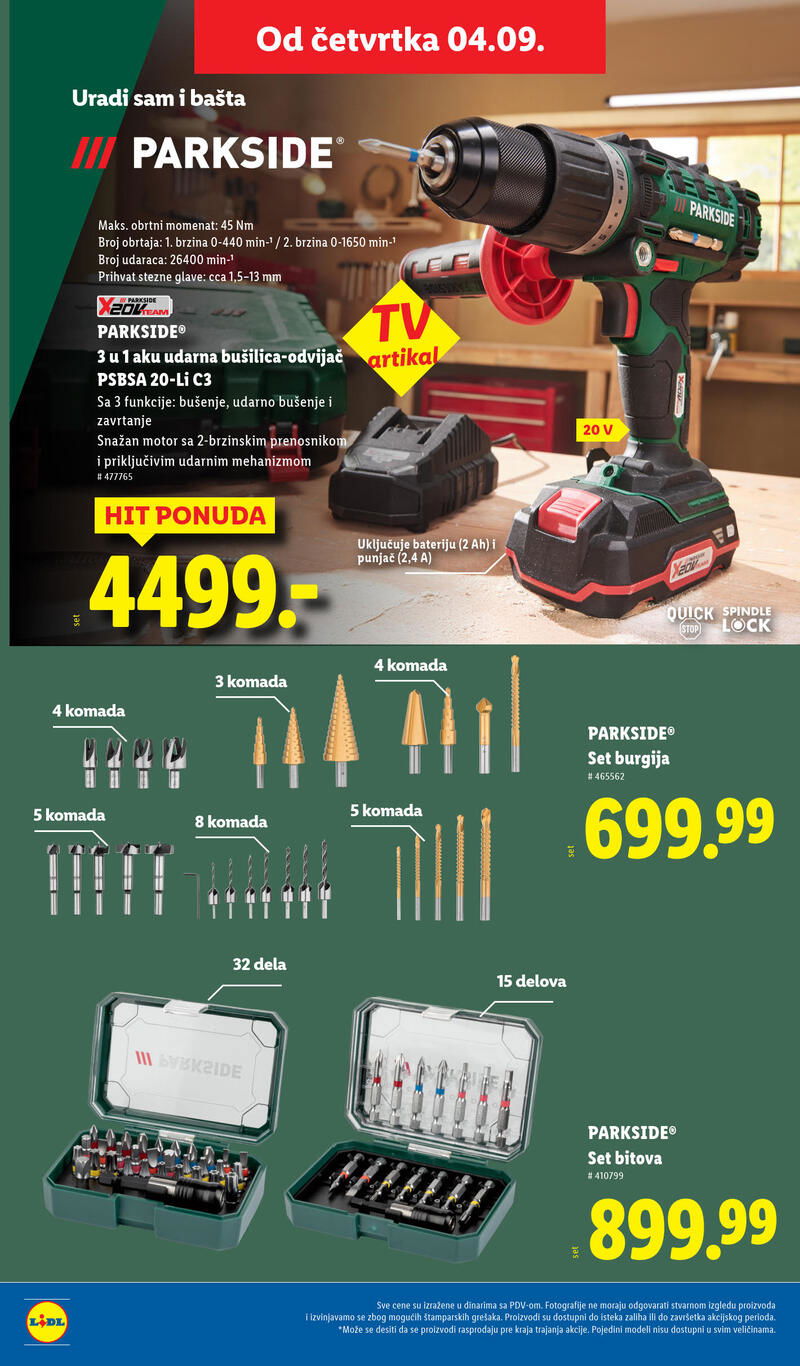 Lidl katalog akcija neprehrana