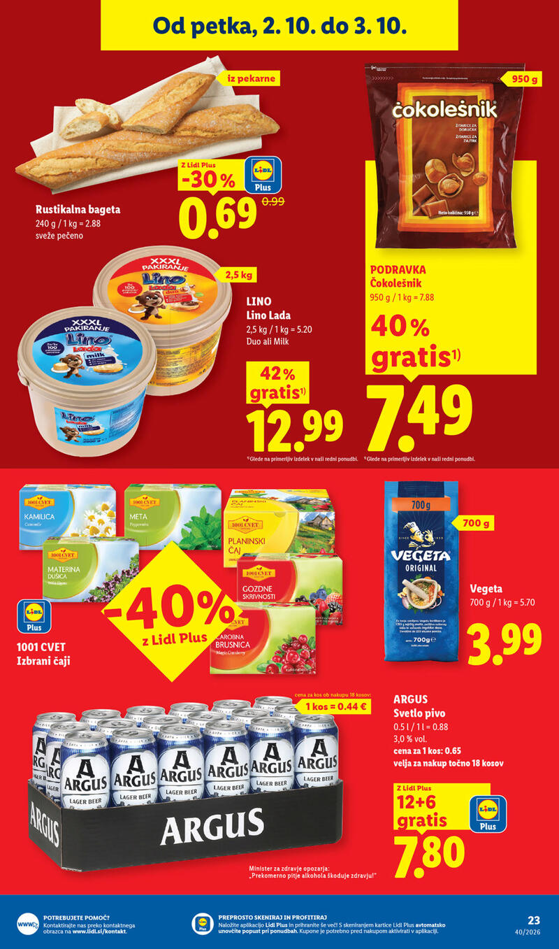 Lidl katalog - Tedenska akcija