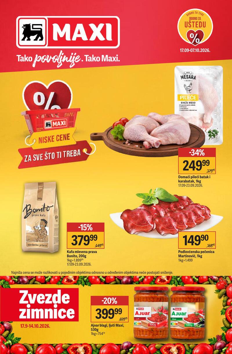 Maxi katalog akcija Katalog akcija
