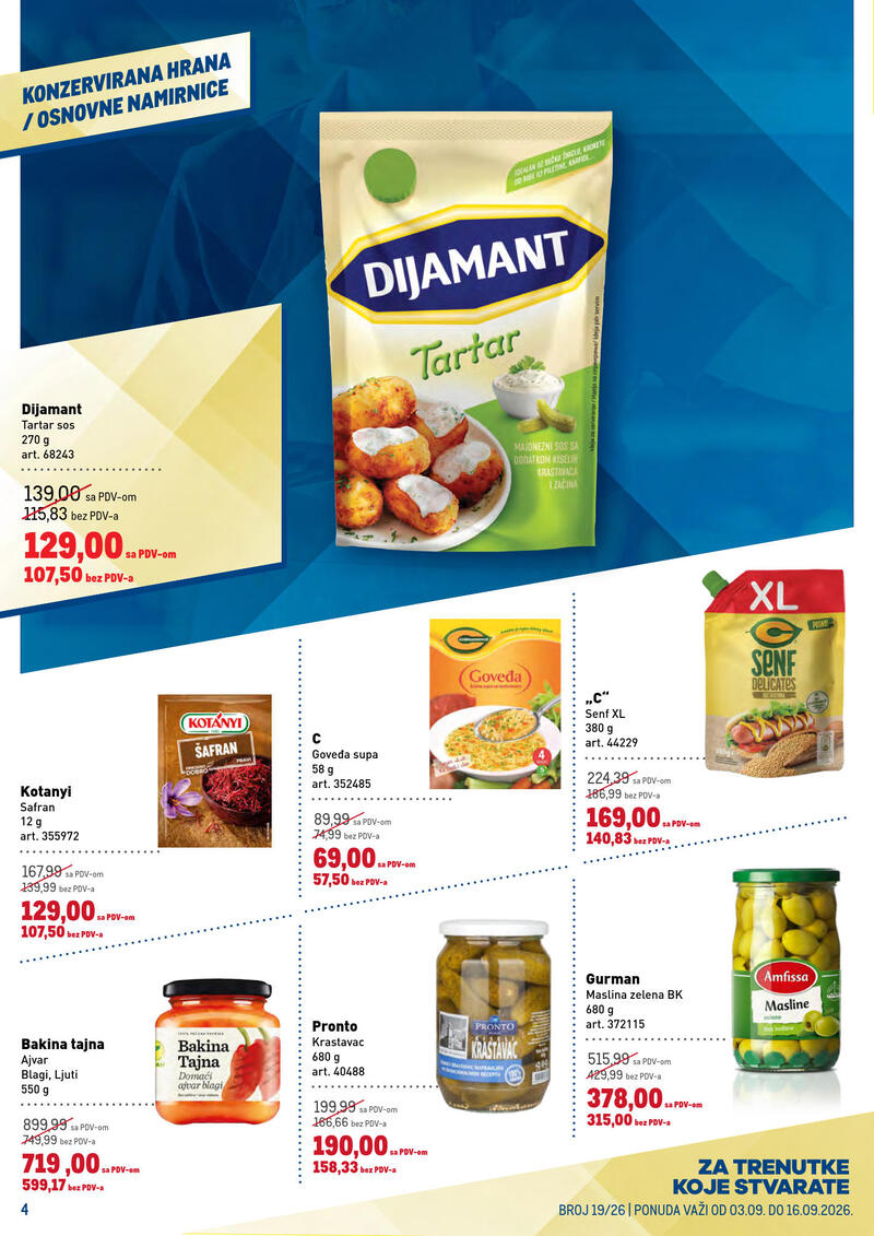 Metro katalog hrana