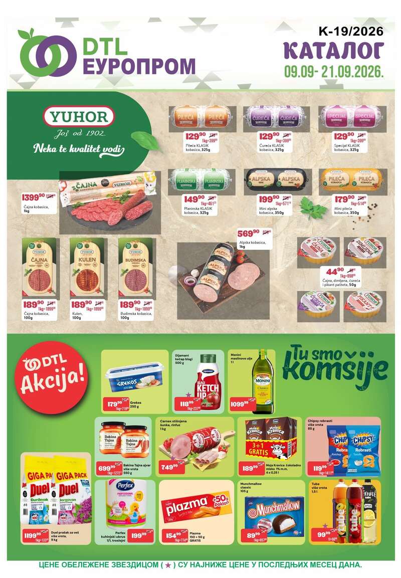 Europrom katalog akcija Europrom katalog hrana
