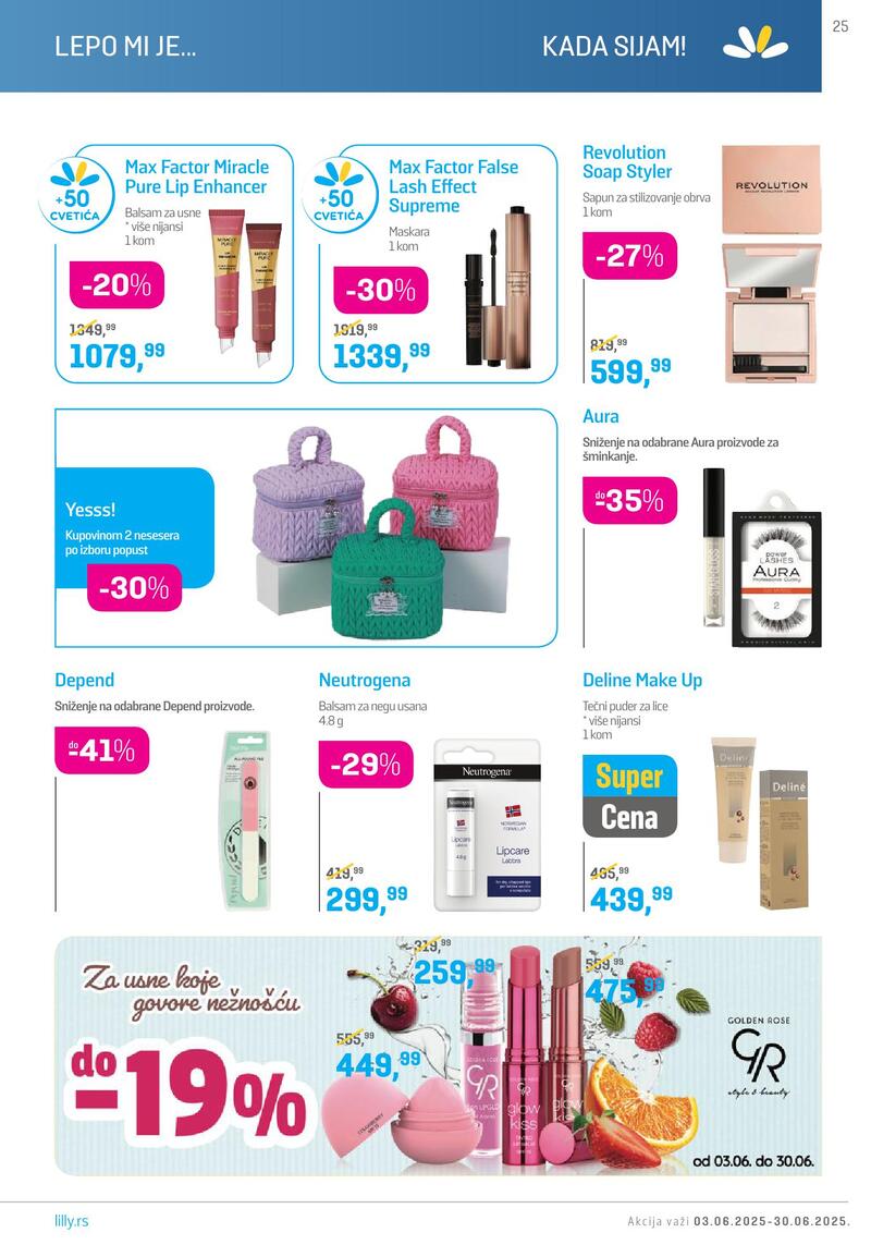 Lilly Drogerie katalog akcija