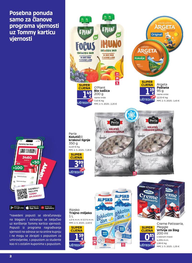 Tommy katalog akcija Pogodnosti za Tommy vjerne članove