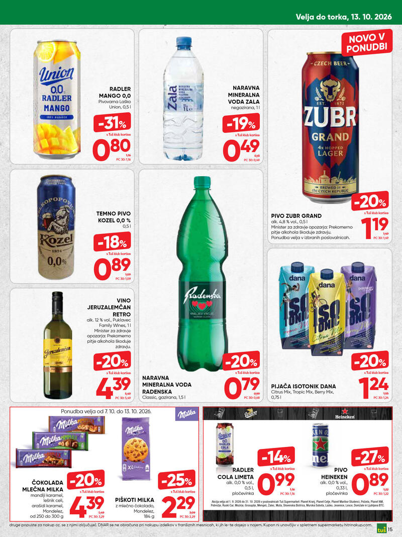 Tuš katalog - Dvotedenska akcija