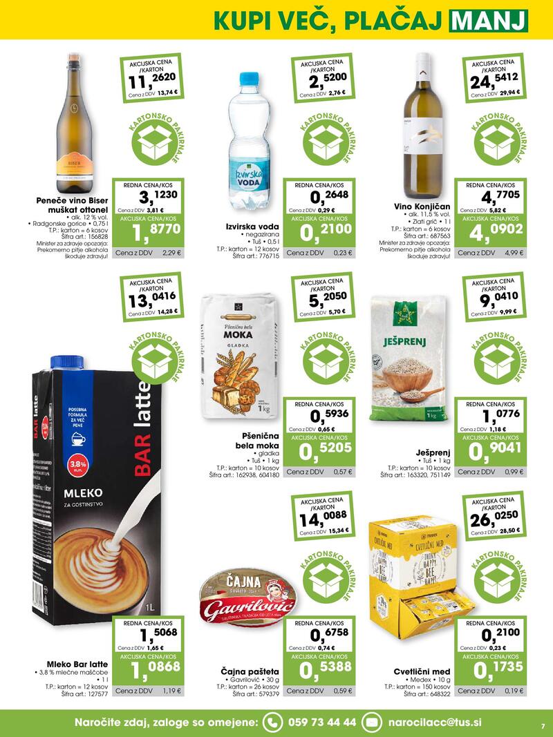 Tuš Cash & Carry katalog - Gostinec