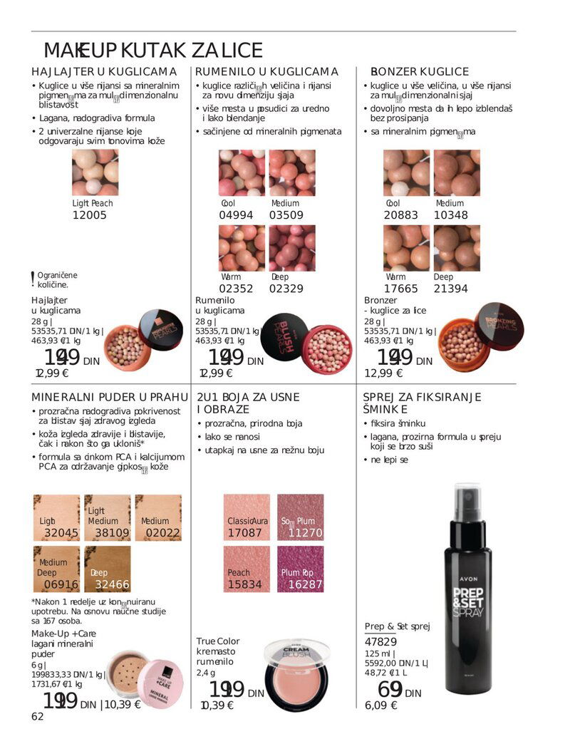 Avon katalog akcija