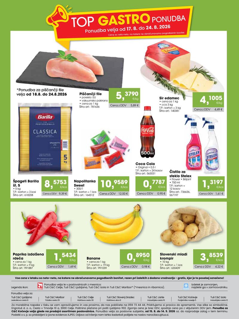 Tuš Cash & Carry gostinec