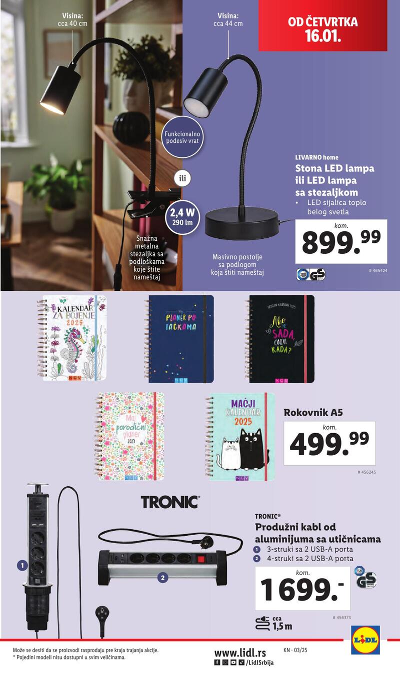 Lidl katalog akcija neprehrana