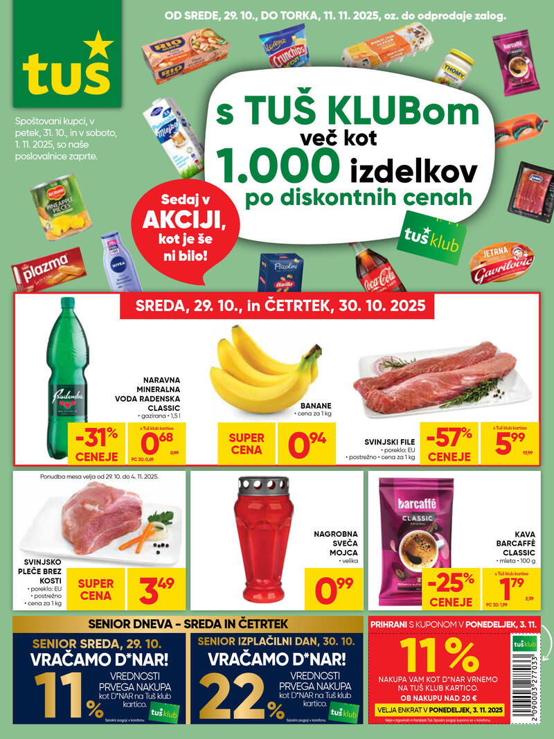 Tuš redni katalog