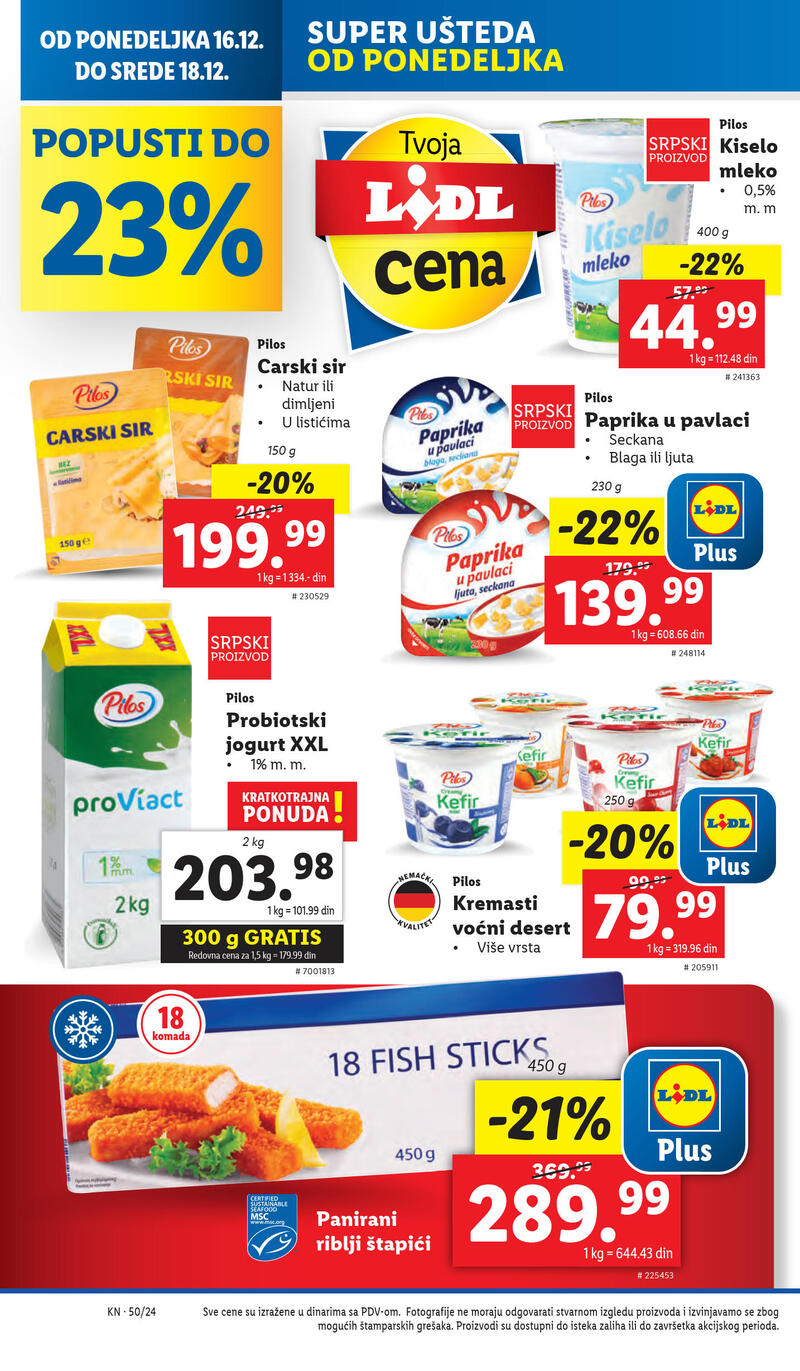 Lidl katalog akcija