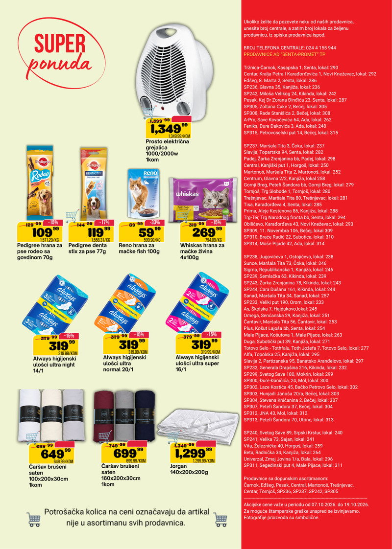 Senta Promet katalog - Dvonedeljna akcija