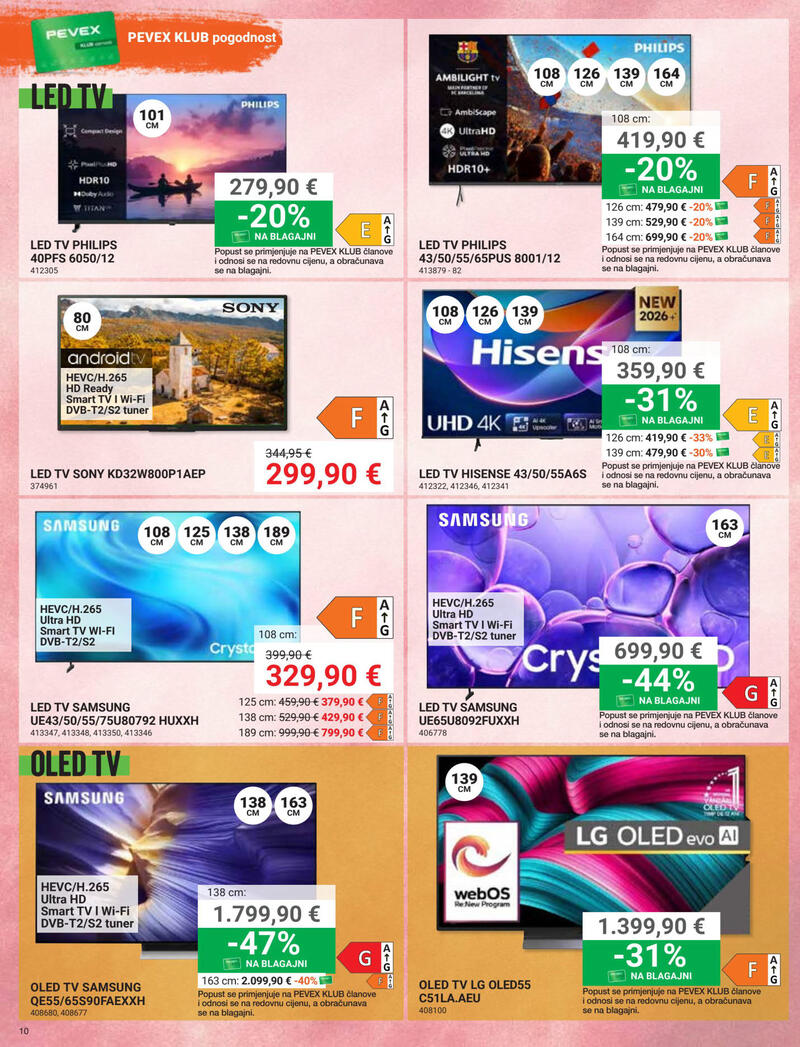 Pevex katalog - Mjesečna akcija