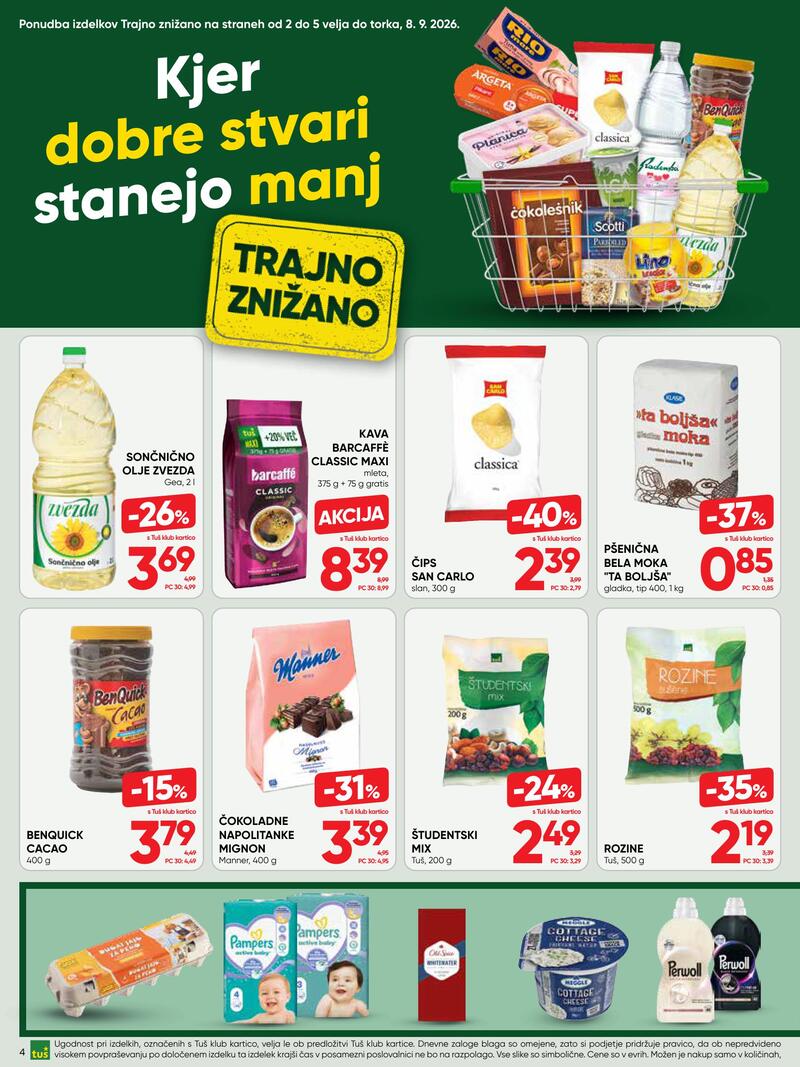 Tuš redni katalog