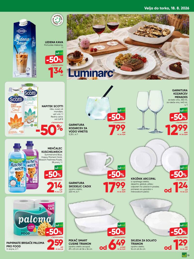 Tuš redni katalog