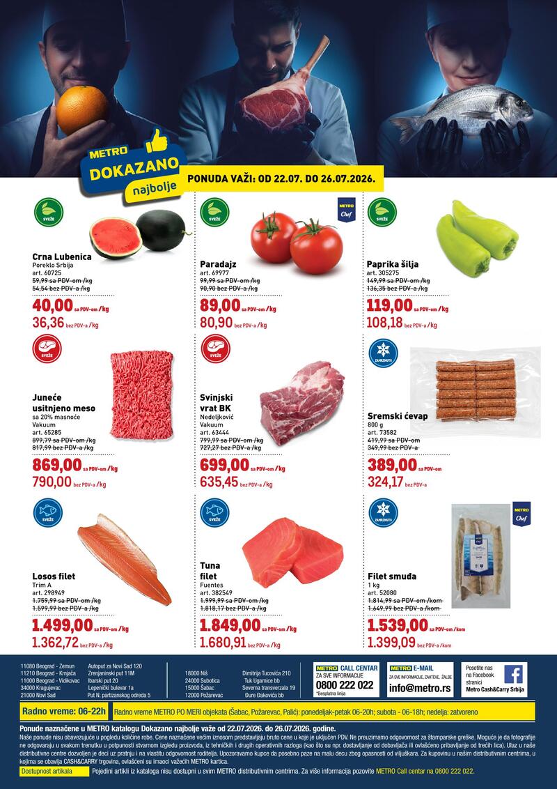 Metro katalog akcija Katalog dokazano