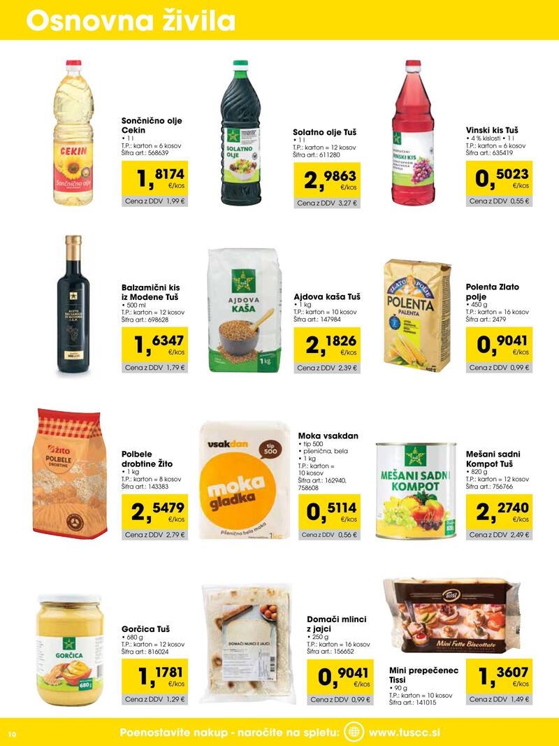 Tuš Cash & Carry katalog - Trgovec