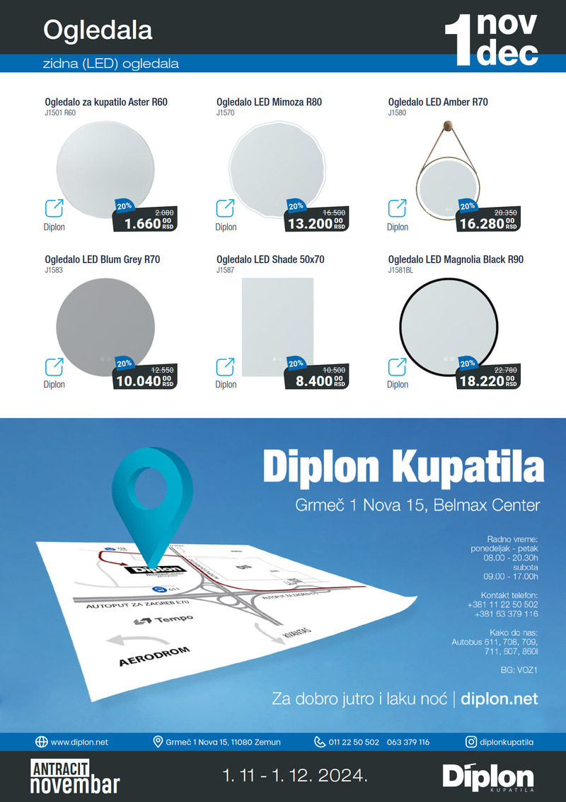 Diplon kupatila katalog akcija