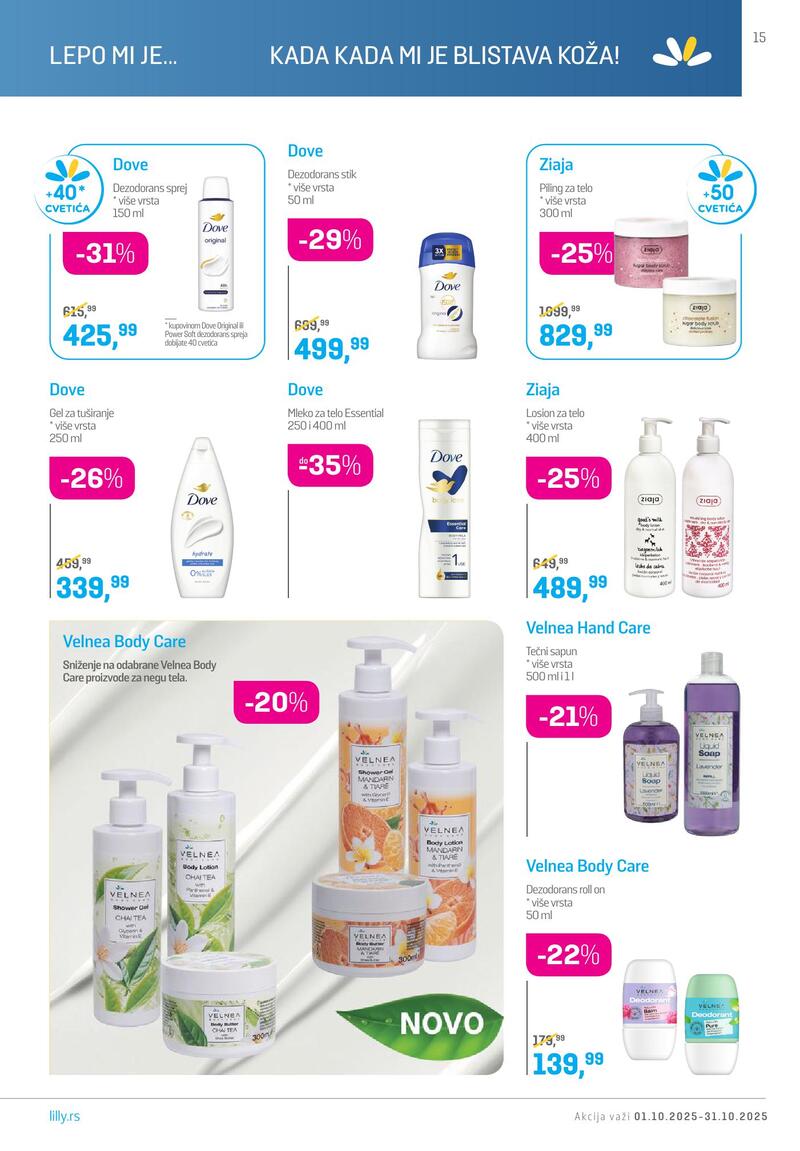 Lilly Drogerie katalog akcija