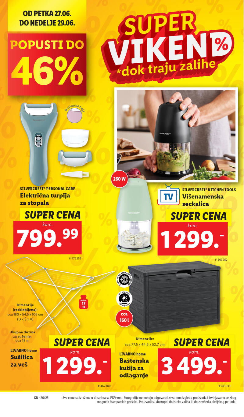 Lidl katalog akcija neprehrana