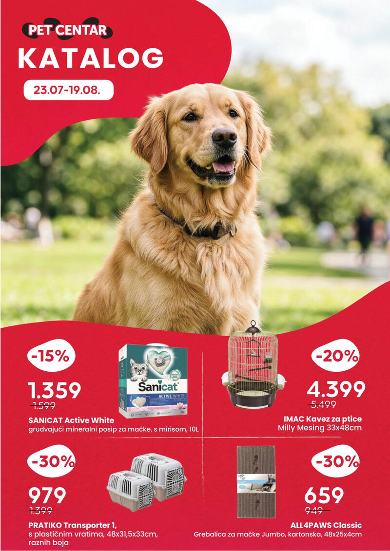 Pet centar katalog akcija Wow popust