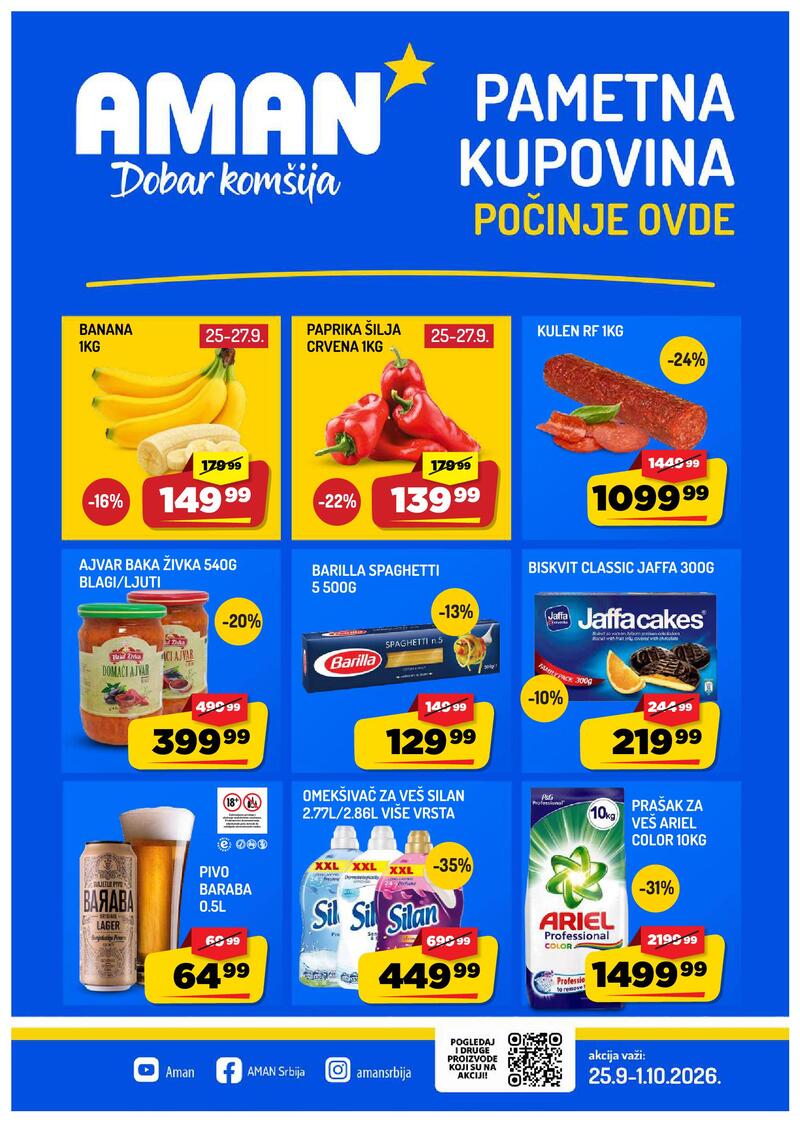 Aman katalog akcija Nedeljna akcija