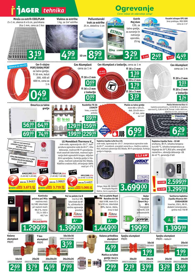 Jager katalog - Tehnika