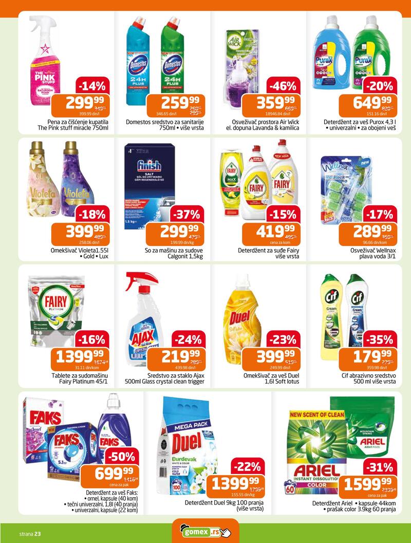 Gomex katalog hrana