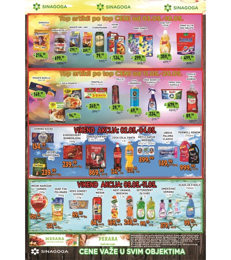 Sinagoga katalog akcija