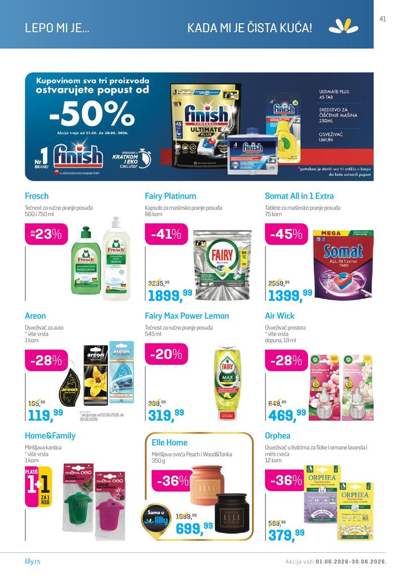 Lilly Drogerie katalog akcija