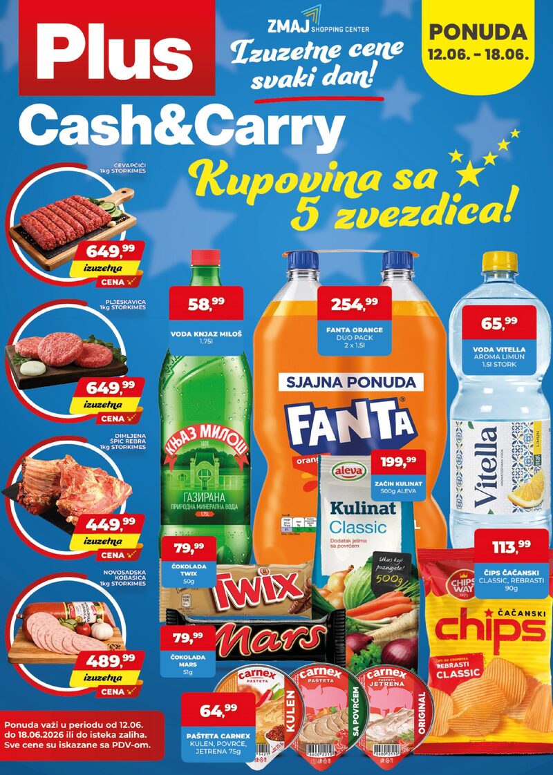 Plus Cash and Carry katalog akcija Nedeljna akcija