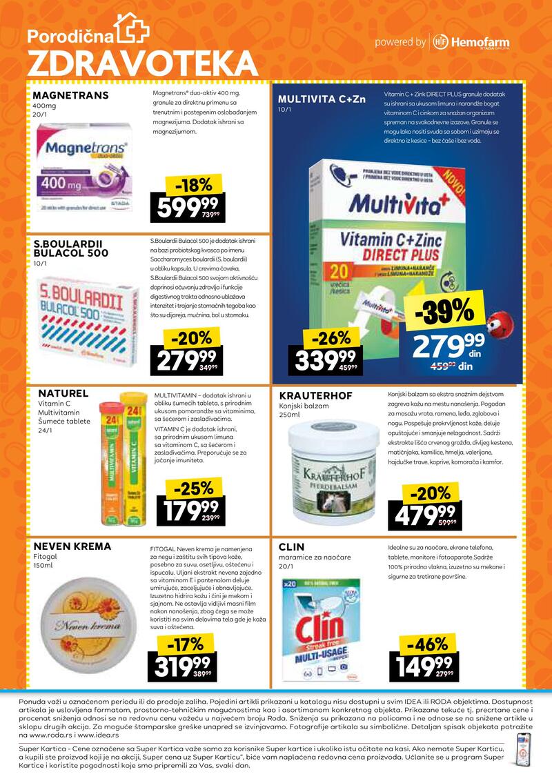 Idea katalog neprehrana