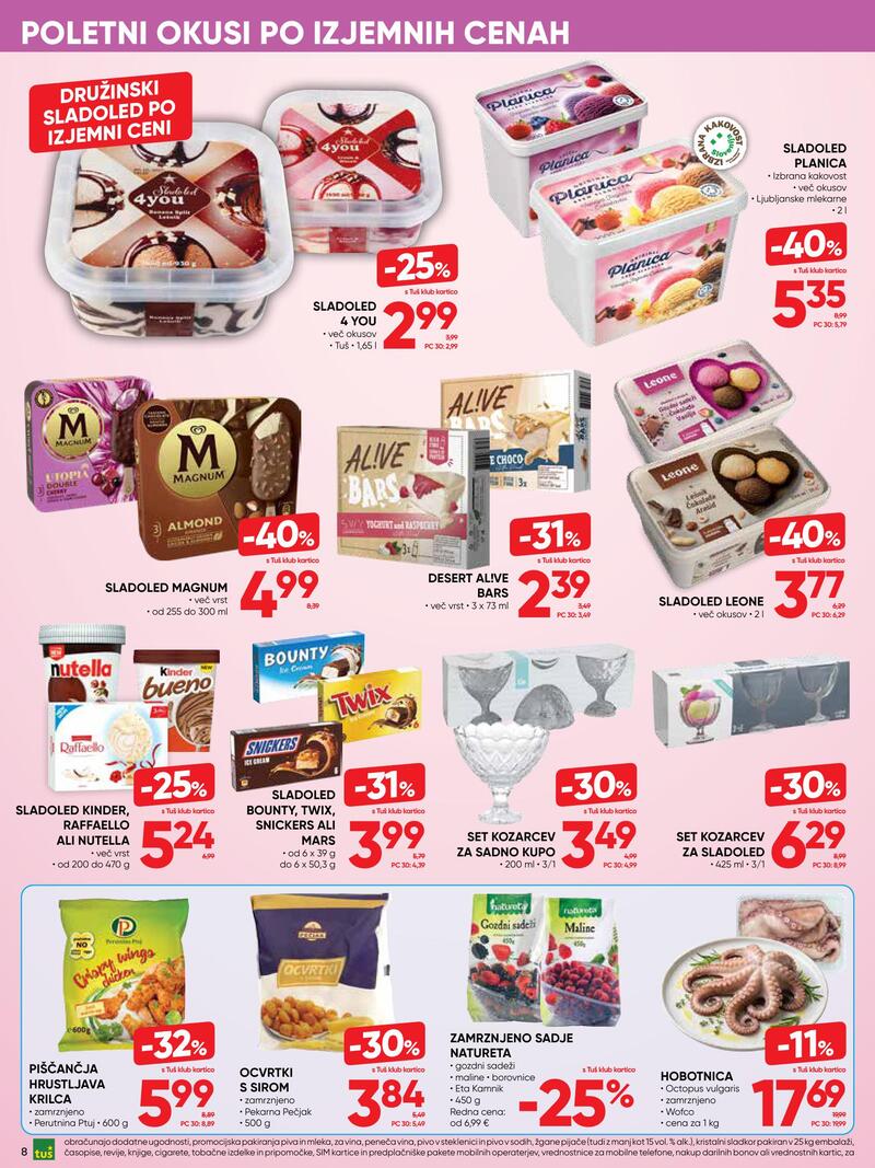 Tuš redni katalog