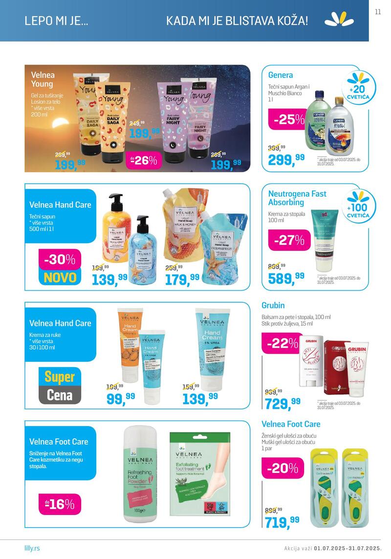 Lilly Drogerie katalog akcija