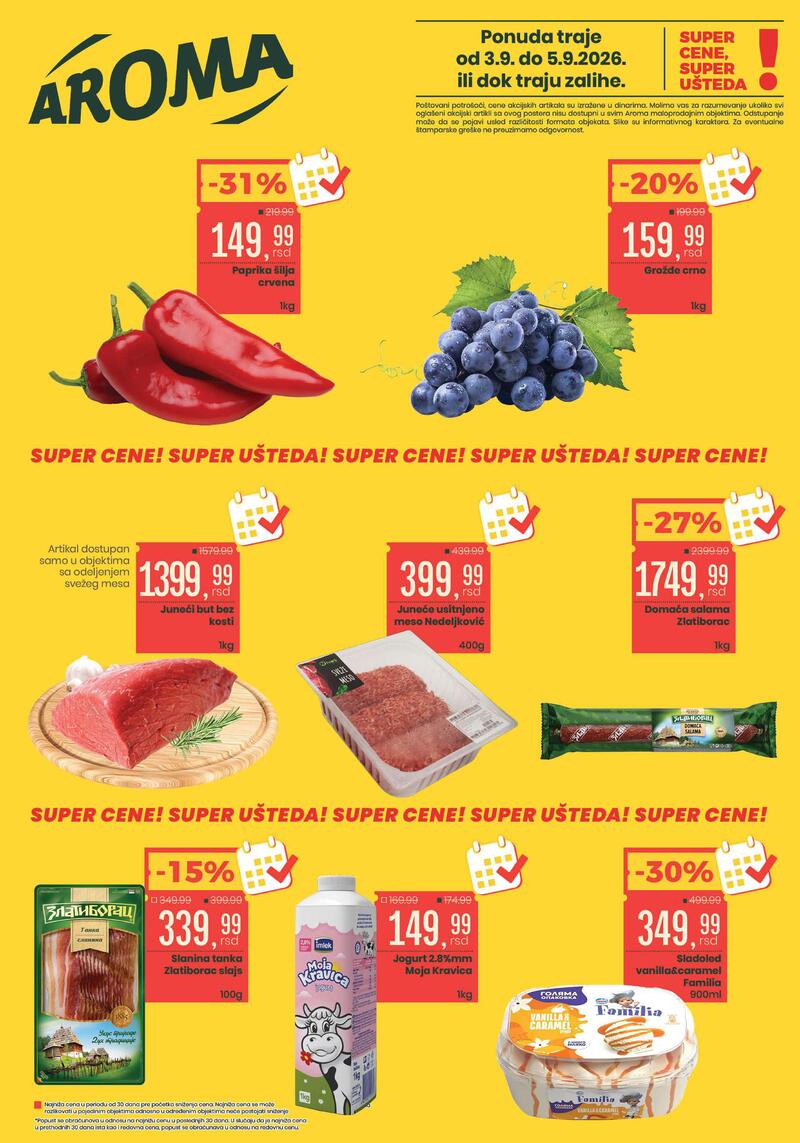 Aroma Market katalog akcija Vikend akcija