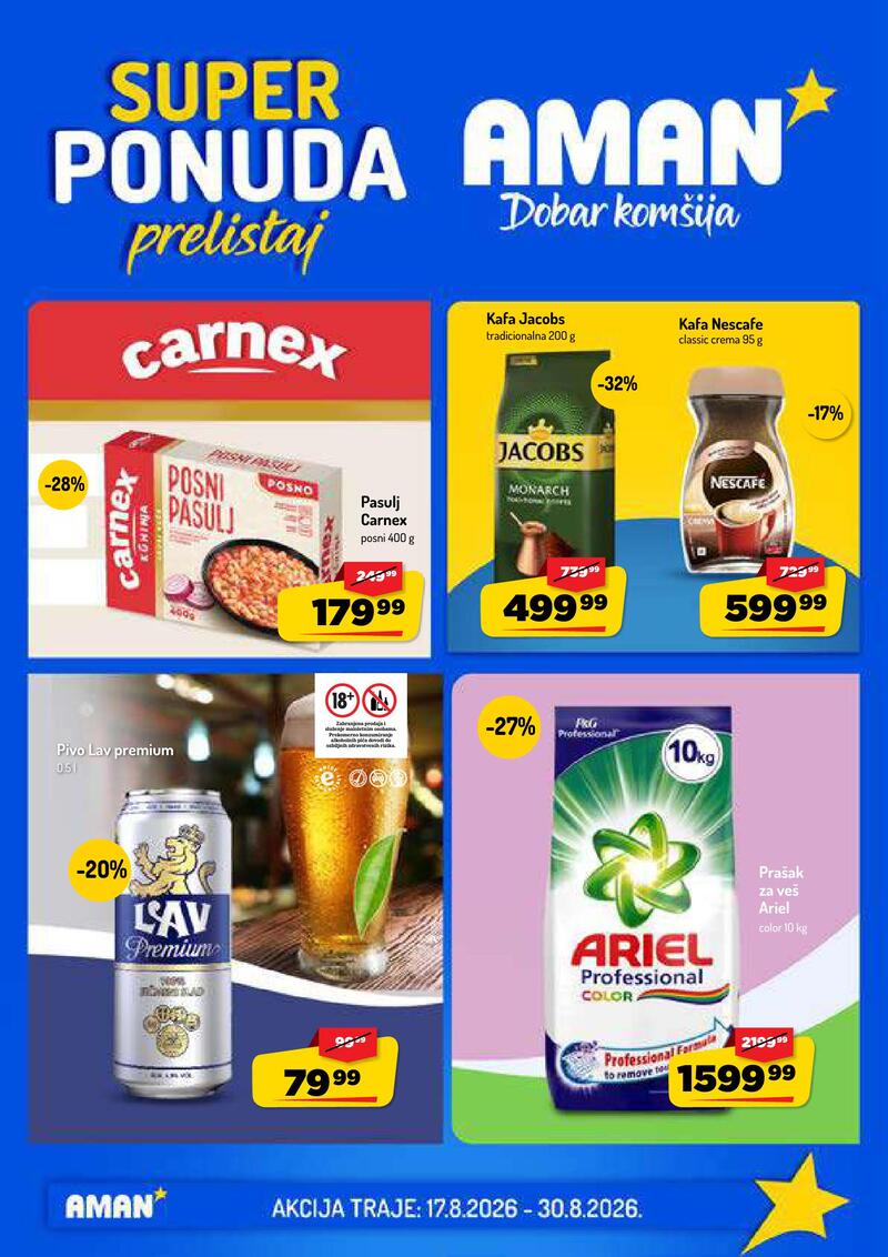 Aman katalog akcija Aman katalog hrana