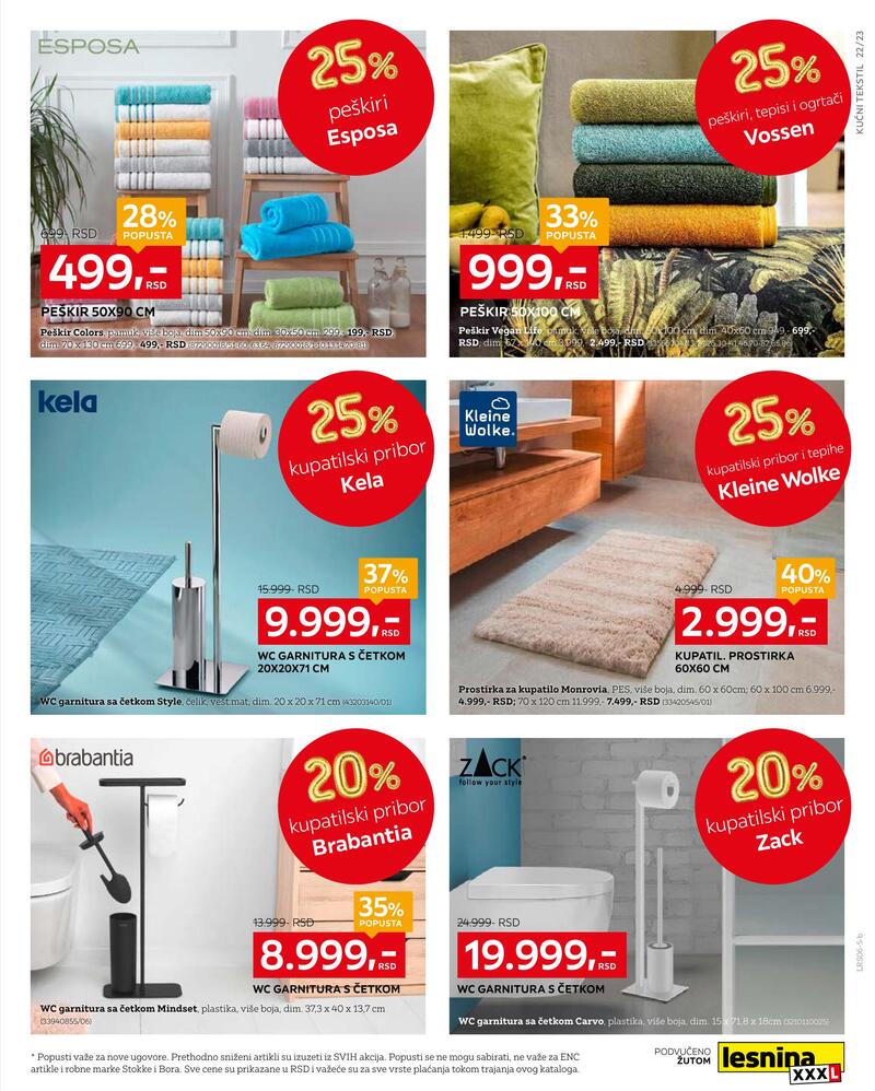 Lesnina XXXL katalog akcija